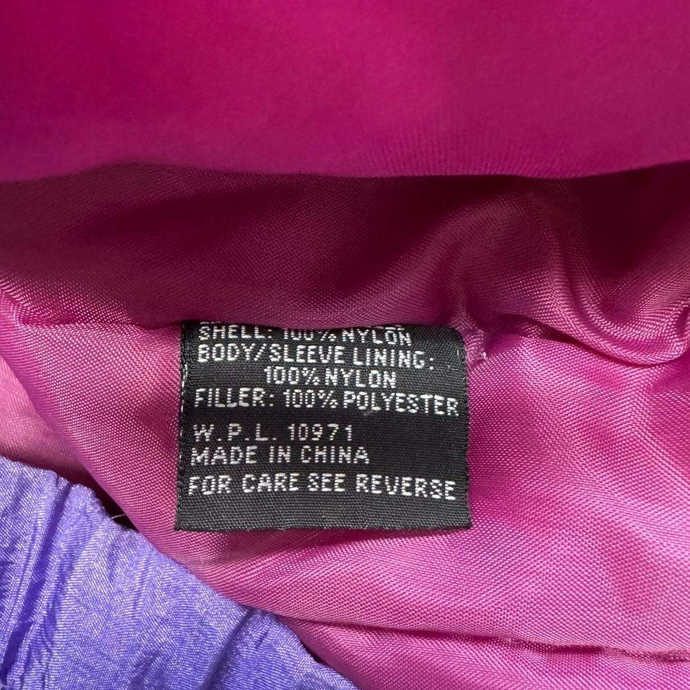 Vintage Brayan 80s-90s Colorblock Ski windbreaker jacket - Picture 5 of 7